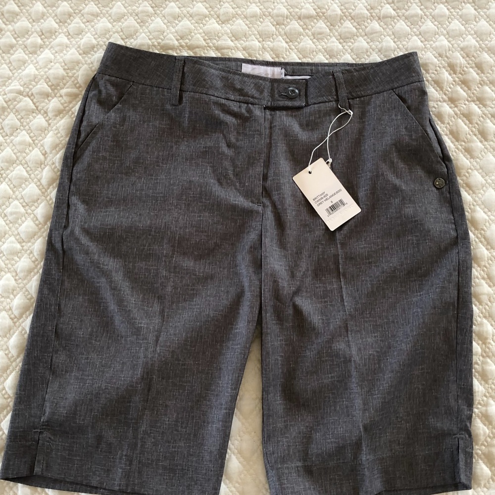 Cracked wheat golf shorts